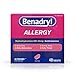 Benadryl Ultratabs Antihistamine Allergy Medicine, Diphenhydramine HCl Tablets, 48 ct primary