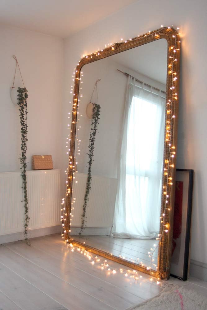 " Pin Lights Clear " - 200 Led Bulb Indoor Light Chain - Mains Operated
