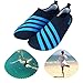 Unisex Barefoot Water Skin Shoes for Beach Swim Surf Yoga Exercise,Blue, Large