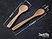 Dom&Vita Bamboo Travel Utensil | Organic Reusable Bamboo Cutlery Set + Bamboo Straw + Cleaning Brush + Cotton Storage Bag |Bamboo Fork Knife Soup Tea Spoon|Camping Lunch Box Utensils Flatware Set (1)