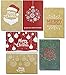 36-Pack Merry Christmas Greeting Cards Bulk Box Set - Winter Holiday Xmas Greeting Cards with Flat Illustrations, Envelopes Included, 4 x 6 Inches