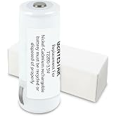 Replacement Battery for Welch Allyn 72200 1300 mAh Rechargeable Batteries | 1300 mAh 3.5V Ni-cd Battery Pack Compatibility with Welch Allyn 72200 71000 71010 71015 71020 71022 71050 71051