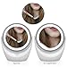 Spaire Vanity Makeup Mirror LED Light 5X/1X Magnification 360° Rotation Battery Operated Double-Sided Travel Mirror for Beauty, Travel, Skin Care