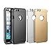 New Trent NT636CR-L Rugged Durable Case with 3 interchangeable Color Back Plate for iPhone 6 Plus / 6s Plus - Black/Silver/Gold