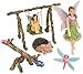 Patio Eden 6 Piece Fairy Garden Accessories Set - Miniature Fairies for Garden Kit