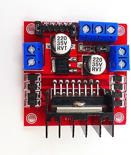VDOTT® L298N DC Mini Stepping Motor Controller Driver Shield Dual-channel H-bridge 5V-35V Module Board for Smart Car Robot Micro Arduino