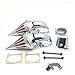 HTT Motorcycle Chrome Billet Aluminum Cone Spike Air Cleaner Kit Intake Filter For Suzuki Boulevard M109 (All Years)