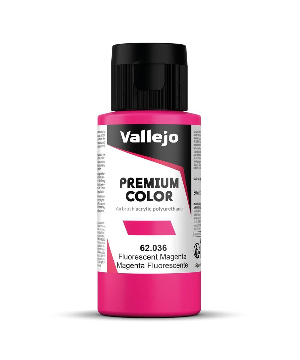 Vallejo Premium Color 60 ml Paint - Magenta Fluorescent โ image 1