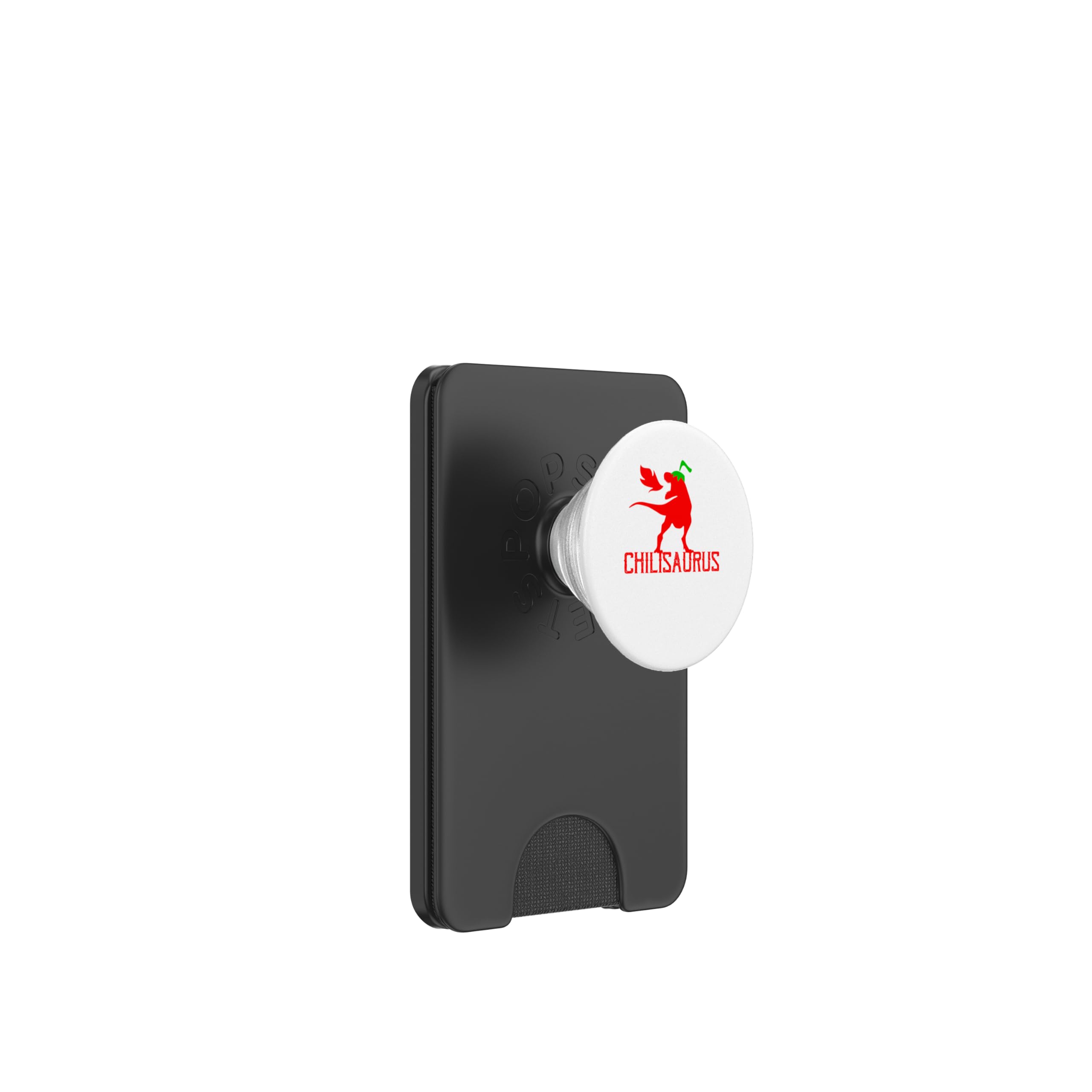 Chilisaurus red pepper design Design PopSockets PopWallet for MagSafe