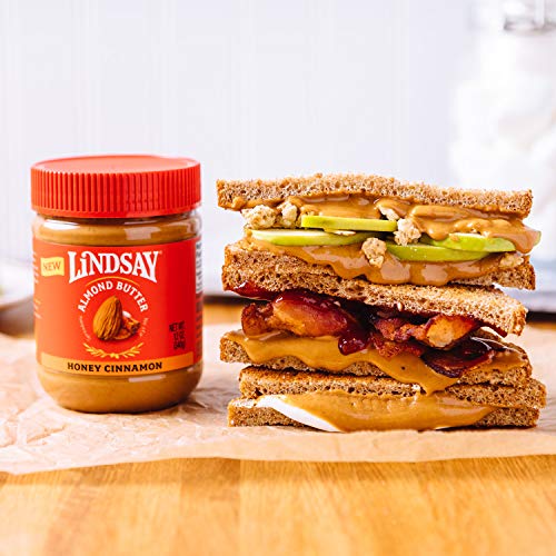 Lindsay Almond Butter, Honey Cinnamon, 12 Ounce - Thumbnail 5