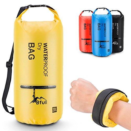 Buy BFULL Waterproof Dry Bag 10L/20L [Lightweight Compact] Roll Top Water Proof Backpack with 2