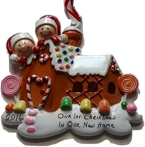 Our 1st Christmas In New Home Personalized Christmas Ornament Personalized Free (Family of 2) 2016