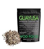 Organic Guayusa Tea, Loose Leaf Amazonian Superleaf Tea by WOD Food, Full of Antioxidants and Caffeine, Smooth non-bitter flavor, Preserves Rainforest (2 ounce)