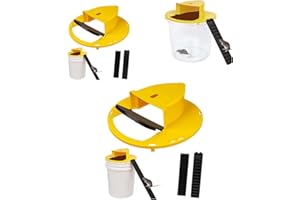 Mouse Trap Bucket, Bucket Mouse Traps Indoor for Home,Bucket Lid Mouse Trap,Automatic Reset Traps-Mice Mouse Trap Bucket Huma