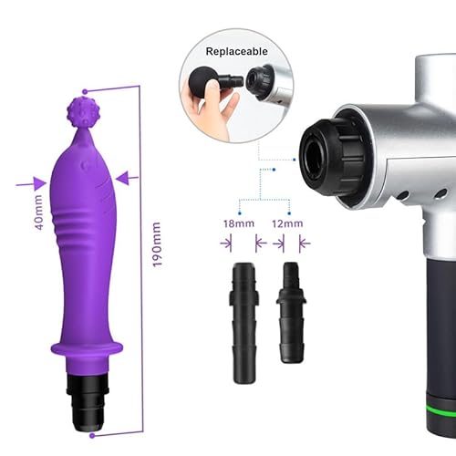 Wutobang Purple Massage Gun Heads, Deep Tissue Massager Attachments,  Portable Muscle Massage Gun Accessories for Back Neck Muscle Relieve,Head  for Handheld Electric Body Muscle Massager Attachment in Kenya | Whizz Back  Massagers