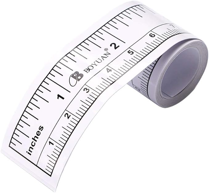 Self Adhesive Measure Tape Stickers, Metric Adhesive