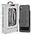 Aduro Combo Case & Holster for iPhone Xs Max, Slim Shell & Swivel Belt Clip Holster, with Built-in Kickstand for Apple iPhone