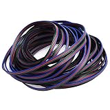 JACKYLED 33Ft 22AWG 4Pin LED Strip Extension Cable