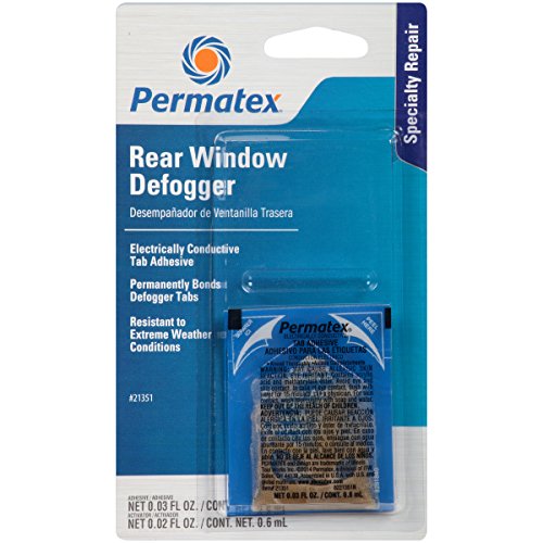 Permatex 21351 Electrically Conductive Rear Window Defogger Tab Adhesive (Best Electrically Conductive Glue)