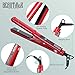 BEAUTIROX Flat Hair Straightener,Professional Iron with adjustable Temp for Straightening and Curls,Redthumb 3