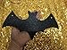 Glittery Bat Garland- Flying Bats Halloween,Halloween Party Decorations,Halloween Table Decor,Halloween Bats,Wreath for Halloween,Haunted House Decorations（2 Pack Black ）