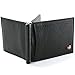 alpine swiss Men's RFID Blocking Leather Deluxe Spring Money Clip Wallet, Black, One Size