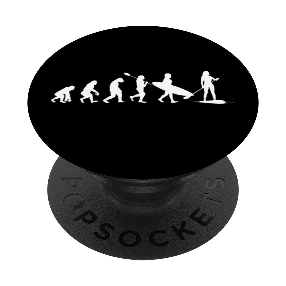 Evolution SUP Cool Stand Up Paddling Lover woman girl gift PopSockets Grip and Stand for Phones and Tablets