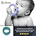 Bonbino™ Teether Rings - (4 Pack) Silicone Sensory Teething Rings - Soothes Baby Gum Pain! (Blues & Greens)
