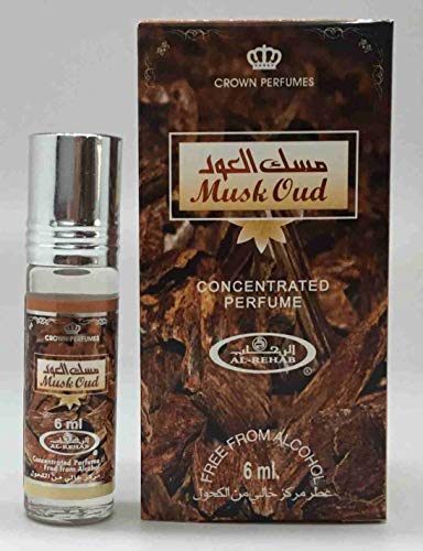 Musk Oud - 6ml (.2 oz) Perfume Oil by Al-Rehab (Crown Perfumes)
