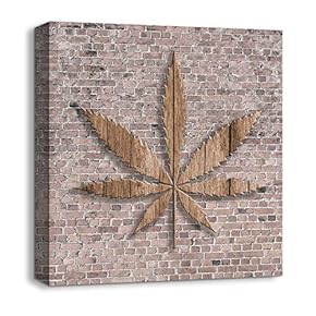 Canvas Wall Art Wood Feature Abstract...