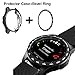 [2 Pack]JZK Samsung Galaxy watch 46mm/Gear S3 Frontier & Classic Bezel Ring Styling,Adhesive Cover Anti Scratch & Collision Protector Bezel Loop+Protector Case for Galaxy Watch 46mm Watch Accessories