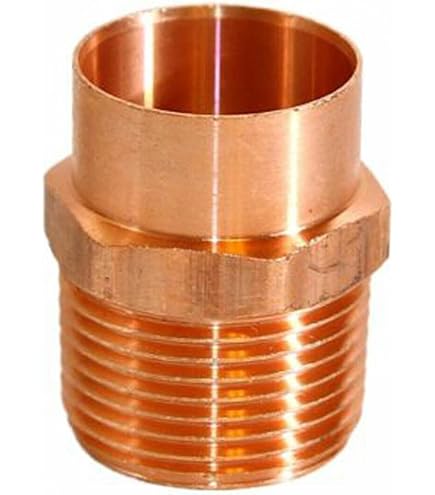 thumbnail image 2 of Copper Plumbing Pipe Fittings - 3/4" C X Male Adapter 10 Pack, Made In USA By Elkhart 2 of 10