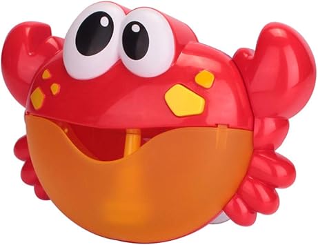 crab bubble machine bath toy