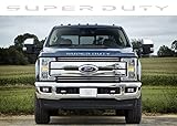BDTrims | Grille Letters for Ford Super Duty 2017 2018 2019 Plastic Inserts (Chrome)