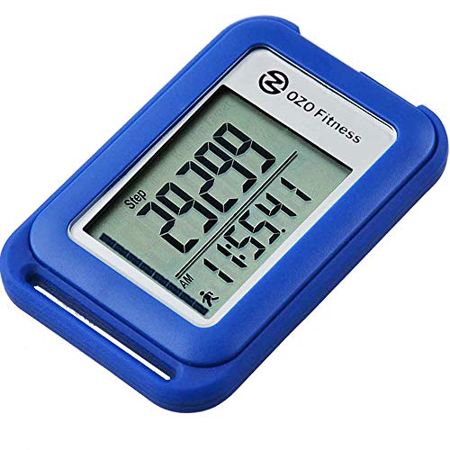 OZO-Fitness-SC-3D-Digital-Pedometer-Best-Pedometer-for-Walking-Track-Steps-Miles-Calories-Activity-Time-Clip-on-Step-Counter-for-Men-Women-Kids-Lanyard-Included