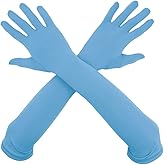 Aniler Unisex 18" Elbow Length Full Finger Costume Party Stretchy Gloves