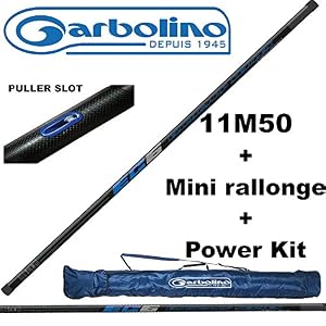 Garbolino Pack Coup Carpe Euro Carp Ec6 11m50 (avec Mini-rallonge) + Power Kit + Fourreau