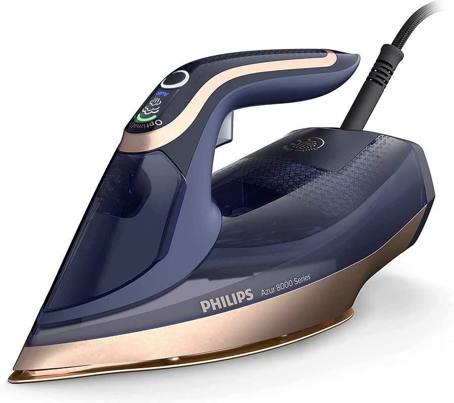 Philips-Azur-Serie-8000-Plancha-De-Vapor-85-gmin-De-Vapor-Continuo-260-g-De-Impulso-De-Vapor-Turbo-3000-W