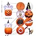 AerWo 4.7ft Halloween Inflatables Blow Up Yard Decorations, Upgraded Ghost on Pumpkin with LED Lights for Halloween Decorations Outdoor