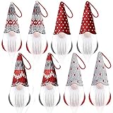 8 Pcs Christmas Tree Hanging Gnomes