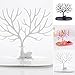 YFLY Antique Birds Tree Stand Jewelry Display,Necklace Earring Bracelet Holder Organizer Rack Tower White