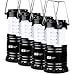 4 Pack Portable LED Camping Lantern, Novelty Place [Heavy Duty & Waterproof] Outdoor Hiking Gear Lights - Ultra Bright Compact Size - Battery Powered Emergency Flashlight