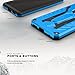 LG V30 Case - Zizo [Static Series] Shockproof [Military Grade Drop Tested] w/ Kickstand [LG V30 Heavy Duty Case] Impact Resistant, Blue/Black
