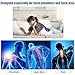Tech Love Neck Heating Pad Electric Shoulder Heat Wrap with Auto Shut Off and Continuous on, Large Moist Heated Pads, Charcoal Gray