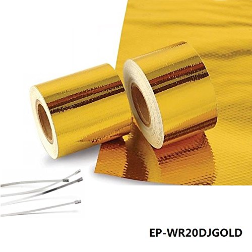 Epman 2" X 5 Meter Roll Self Adhesive Reflect a Gold Heat Wrap Barrier