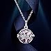 EUDORA Life Tree Harmony Bola Angel Chime Caller 18mm Pregnancy Pendant Perfume Necklace Prayer Bell Orchid
