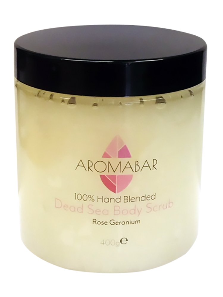Rose Geranium Dead Sea Body Scrub 400g