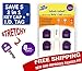 LLKC. Key Cover caps. Free Key Chain! Free Labels! Stretchy Material -One Size Fits Most Keys -Blank & Printed Labels - Great Key Identifier. (8 Purple.)