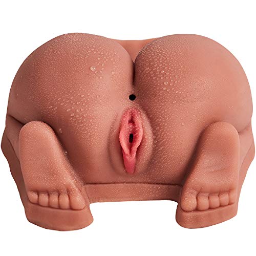 Einkyou 5.07Pounds Lifelike Size Entiity Silicone Live Doll Full Size Women Body Torso - Realistic 3D Men Male Adult Toy with 2 Elastic Channels Realistic Shape Tan