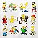 ZUIYIJIANGNAN The Simpsons Family Cartoon Waterproof Reused Stickers Car Laptop Helmet Luggage Vintage Skateboard Wall Decor Gift for Kid (I-Simpsons Family)